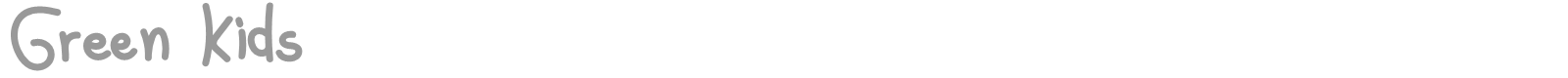 Green Kids font preview